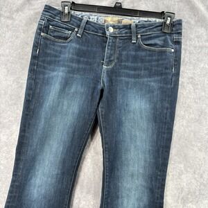 Paige Lauren Canyon Jeans Womens 30 Blue Flare Bootcut Y2K USA